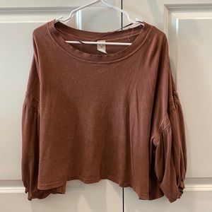 FP balloon sleeve top